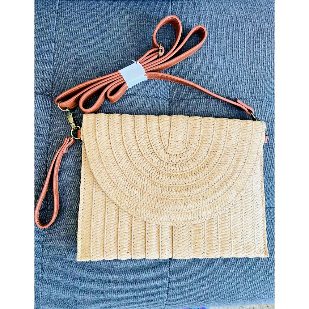 NEW A.N.A Tan Crossbody Bag | Wristlet & Clutch | 3-in-1 Purse